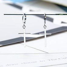 Carica l&#39;immagine nel visualizzatore di Gallery, WikiMiu Orecchini da uomo in argento 925 con pendenti Croce, Gioielli di... - Ilgrandebazar