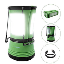 Carica l'immagine nel visualizzatore di Gallery, SYTUAM Lampada da Campeggio Ricaricabile O Batteria 6000K con Bussola/2 Mini...
