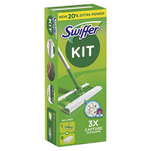 Carica l&#39;immagine nel visualizzatore di Gallery, Swiffer Starter Kit Scopa con 1 Manico + 8 Panni di 1 Scopa, 8 - Ilgrandebazar