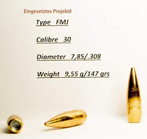 HandMade Shot Glass with Real .308 Bullet - Ilgrandebazar
