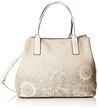 Carica l&#39;immagine nel visualizzatore di Gallery, Desigual - Bag Double Gin_holbox Women, Borse a spalla Bianco (Rainy Day)