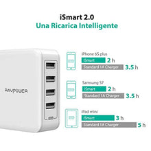 Carica l&#39;immagine nel visualizzatore di Gallery, RAVPOWER IT RP-PC026 Alimentatore USB, Bianco - Ilgrandebazar