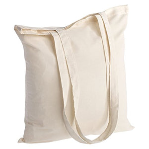 Borsa shopper in cotone di qualità 25 pezzi 145 g/m2 25 Pezzi, Naturale