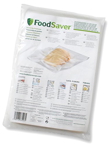FoodSaver 48 Sacchetti Termosigillabili per Sigillatrice 20 x 29 cm - Ilgrandebazar