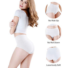Carica l&#39;immagine nel visualizzatore di Gallery, wirarpa Mutande Donna Culotte Vita Alta Slip Cotone Mutantina 56-58, Bianca - Ilgrandebazar