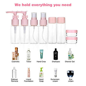 Bottiglie da Viaggio Set Makife Aereo Contenitori per Cosmetici,... - Ilgrandebazar