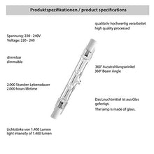 Carica l&#39;immagine nel visualizzatore di Gallery, NuLoXx R7S Alogeno - Set da 5, R7s 80.00W 240.00V [Classe di efficienza... - Ilgrandebazar