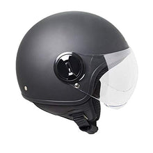 Carica l&#39;immagine nel visualizzatore di Gallery, Casco demi jet SKA-P 1WH WOLLI Nero gommato, M