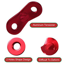 Carica l'immagine nel visualizzatore di Gallery, BHGWR Riflettenti Corde per Tende 8 Pezzi, Leggero Linee Guida Le Tende...