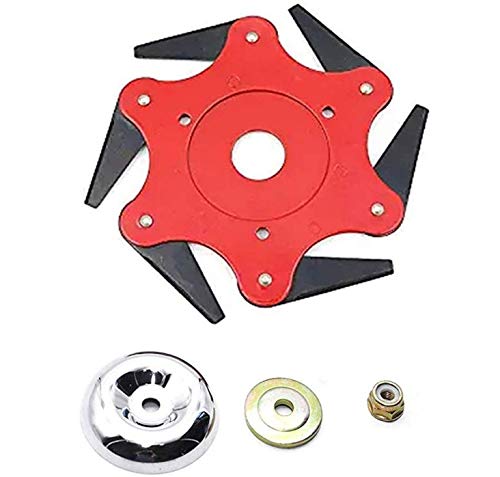 Futurehom Lama per falciatrice da Esterno 6 rasafilo Barba in Acciaio con... - Ilgrandebazar