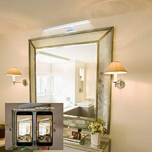 Carica l'immagine nel visualizzatore di Gallery, Azhien Lampada da Specchio a LED per Bagno 5W 30cm 400LM, Bianco Neutra 4000K Lampada Armadio Applique da Parete IP44 Lampada Specchio Bagno 230V 300x14x14mm