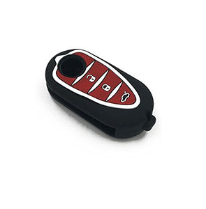 Cover Custodia Silicone per Chiave Alfa Romeo 3 Tasti Guscio Morbido...