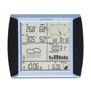 Velleman 406062 Stazione Meteo radiocontrollata WS1080, Touch Screen, grau