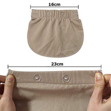 Carica l&#39;immagine nel visualizzatore di Gallery, AYE Prolunga Pantaloni Regolabili per Le Donne in Gravidanza, 3 Pezzi (Nero,...