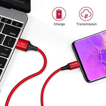 Carica l'immagine nel visualizzatore di Gallery, RAVIAD Cavo USB [3Pezzi, 1m 2m 3m] Nylon Type C di Ricarica 3Pezzi - Ilgrandebazar