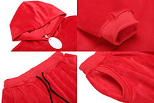 Carica l'immagine nel visualizzatore di Gallery, UNibelle Donna Tute Felpa con Cappuccio Tuta Training Sportivo Due S, Rosso - Ilgrandebazar