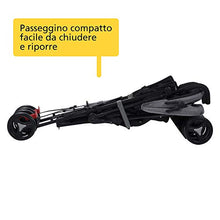 Carica l&#39;immagine nel visualizzatore di Gallery, Safety 1St Rainbow Passeggino Leggero e Reclinabile, Pieghevole Black Chic