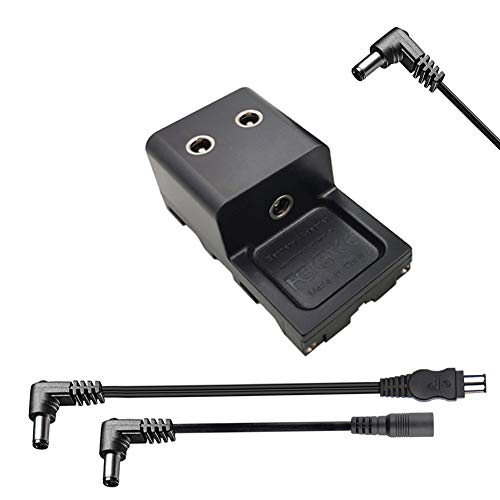 NP-F970 F960 F750 F550 Distributore di Alimentazione, Adattatore Batteria...