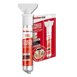 Fischer Stucco 1 tubetto 70 ml, 1 tappo chiusura con spatola integrata