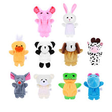 Carica l&#39;immagine nel visualizzatore di Gallery, 10pcs Different Finger Cartoon Animal burattini in morbido velluto Dolls... - Ilgrandebazar