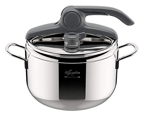 Lagostina Irradial Control Lagoeasy'Up Pentola a Pressione, 5 L, Acciaio 5L