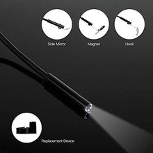 Carica l'immagine nel visualizzatore di Gallery, Telecamera per ispezione endoscopio WiFi, Boroscopio IP68 Impermeabile IP68 Impermeabile semirigido con 8 luci LED per Cartone Android iOS Android (3.5M)