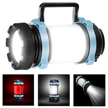 Carica l&#39;immagine nel visualizzatore di Gallery, EXTSUD Lampada Campeggio Ricaricabile 3 in 1 Lanterna LED Torcia 4400mAh...
