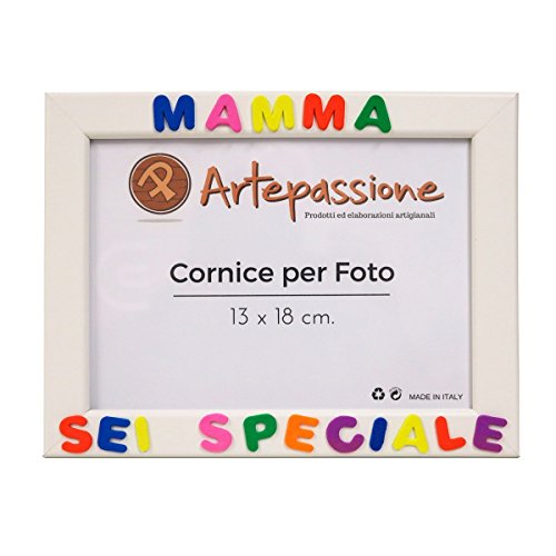 Cornici per foto in legno con la scritta Mamma Sei Speciale, da appoggiare o... - Ilgrandebazar
