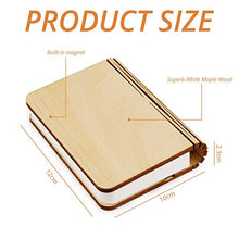 Carica l&#39;immagine nel visualizzatore di Gallery, tronisky Mini Lampada Libro, USB Ricaricabile Pieghevole in Bianca Calda - Ilgrandebazar