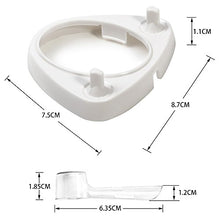 Carica l&#39;immagine nel visualizzatore di Gallery, Portaspazzolino elettrico con 4 custodie antipolvere per testine Oral-B