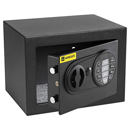 Homesafe HV17E Cassaforte Elettronica, 17x23x17cm (HxWxD), (HxWxD) - Ilgrandebazar