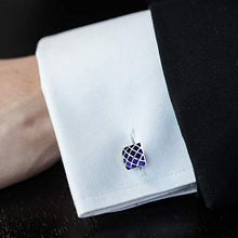 Carica l&#39;immagine nel visualizzatore di Gallery, Gemelli di lusso - Duvernet - Blu Re per uomo - Business - Abbigliato -