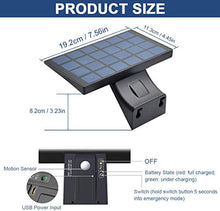 Carica l&#39;immagine nel visualizzatore di Gallery, JESLED Luce Solare con 90 LED, Lampada da 1 Pack, 6000k(cool White)