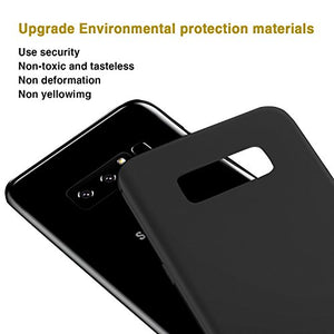 Infreecs Cover Galaxy Note 8, Silicone Caso Black [Ultra Sottile] Anti Nero - Ilgrandebazar