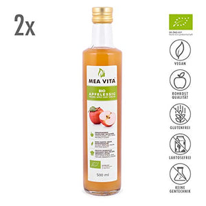 MeaVita Aceto di Sidro Mele Biologico Meavita, Naturalmente Torbido e Non...