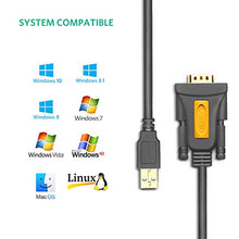 Carica l'immagine nel visualizzatore di Gallery, UGREEN Adattatore USB a RS232 Cavo DB9 9 Pin per Registratore di Cassa, 1M