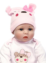 Carica l&#39;immagine nel visualizzatore di Gallery, ZIYIUI Realistica 55 cm Bambole Reborn Bambina Bambola Femmina...