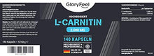 Carica l&#39;immagine nel visualizzatore di Gallery, GloryFeel Sport Integratore L-Carnitina, 140 Capsule Vegan, 3.000 mg di Pura...