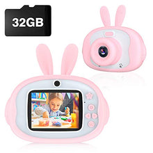 Carica l'immagine nel visualizzatore di Gallery, ZXHT Macchina Fotografica per Bambini con 32GB Carta TF Inclusa, 2.4 Pollici...