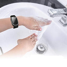 Carica l&#39;immagine nel visualizzatore di Gallery, MENGZF Ultrasuoni Bracciale Repellente per Zanzare,Ultrasuoni Repeller Nero