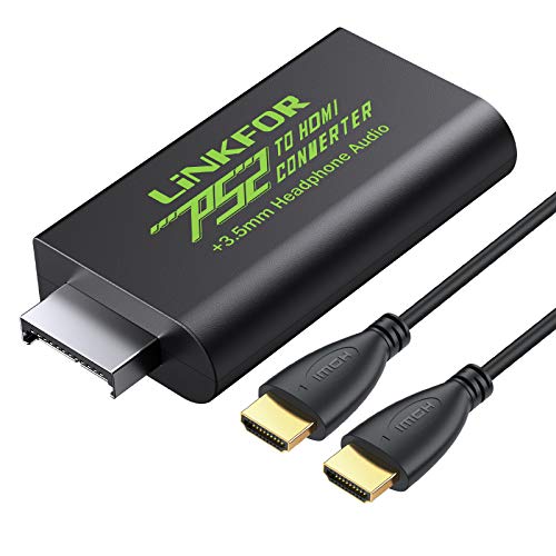 LiNKFOR - Convertitore da PS2 a HDMI per Playstation 2 a video e 3,5 mm...