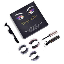 Carica l&#39;immagine nel visualizzatore di Gallery, Ciglia Magnetiche con Eyeliner Magnetico Kit, 3D Finte Colorate...