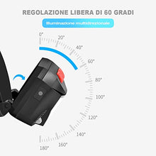 Carica l'immagine nel visualizzatore di Gallery, SUVOM Lampada Frontale LED USB Ricaricabile,2 Pezzi Lampade da Testa Ultra...