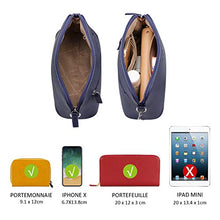 Carica l&#39;immagine nel visualizzatore di Gallery, David Jones - Piccola Borsa a Tracolla Spalla Donna Catena - Mano Blu
