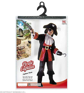 Widmann WDM38836 - Costume Per Bambini Pirata Capitan Uncino (128 cm/5-7... - Ilgrandebazar