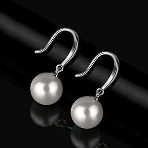 Orecchini di Perle Donna D.Perlla Argento Sterling 925 Bianco...