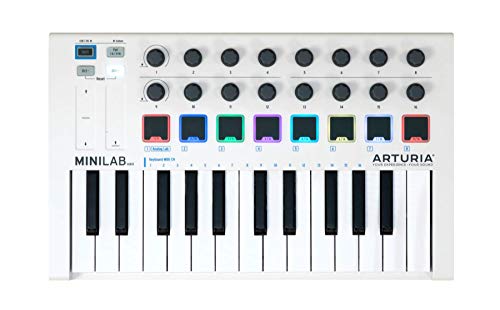 Arturia MINILAB MKII 25tasti USB Bianco Tastiera Midi - Ilgrandebazar