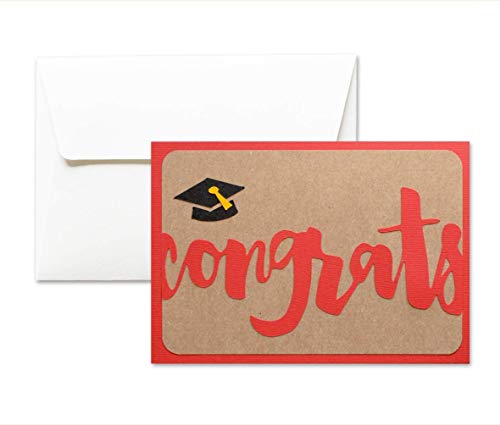 Congrats - Laurea - congratulazioni - biglietto d'auguri (formato 10,5 x 15... - Ilgrandebazar