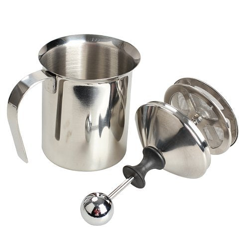 Cozyswan acciaio inox Milk Frother Doppia maglia del Latte Creamer 200ml - Ilgrandebazar