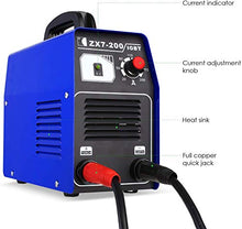 Carica l&#39;immagine nel visualizzatore di Gallery, FIXKIT Saldatrice IGBT Portatile Elettrodo Corrente Continua, 220V, 20-200A... - Ilgrandebazar